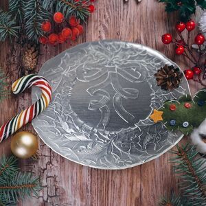 Vintage Arcoroc Holiday Serving Platter